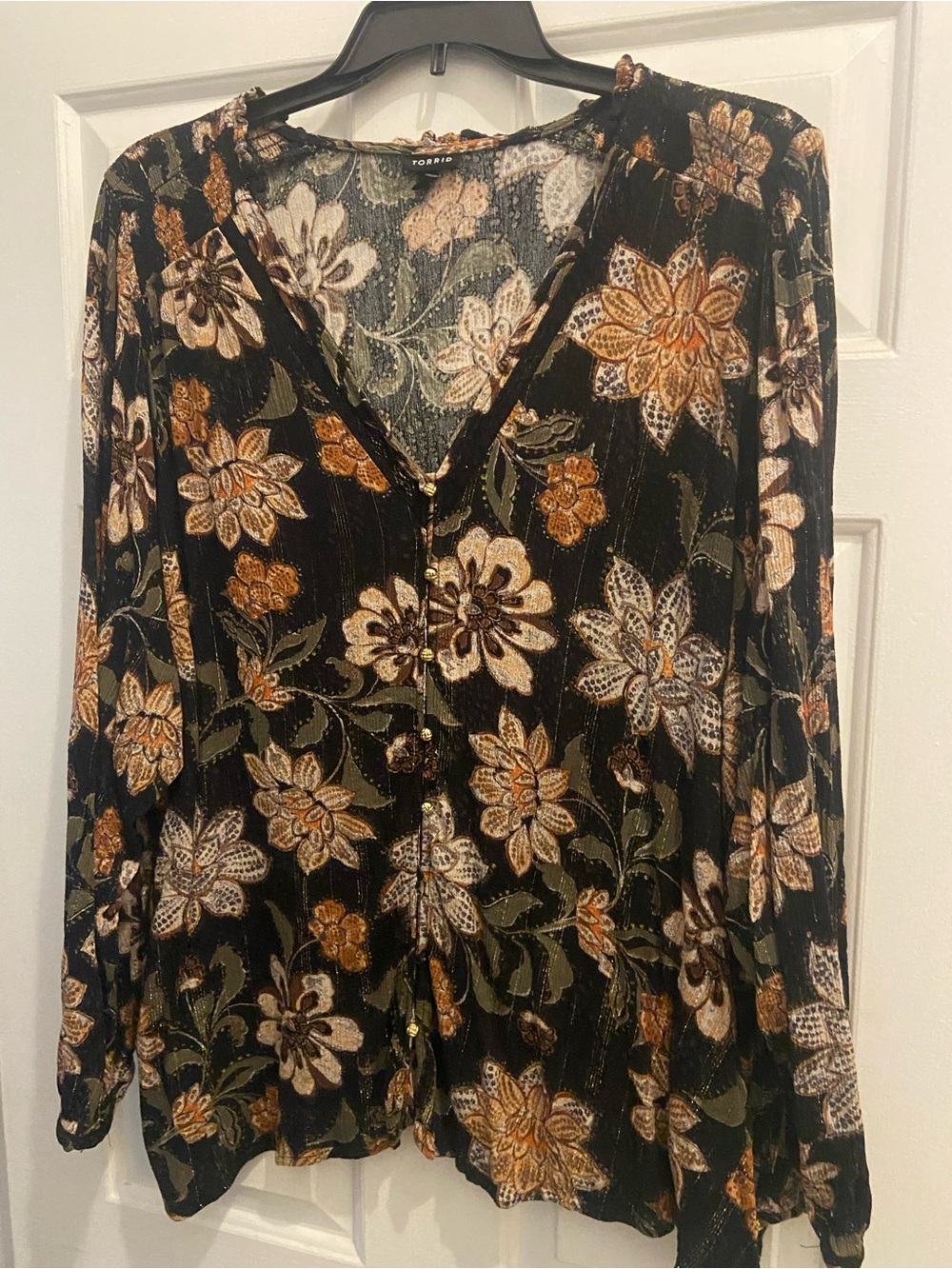 TORRID 5 5x Top Shirt Boho Beauty